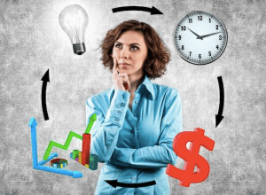 mulher multipreocupação